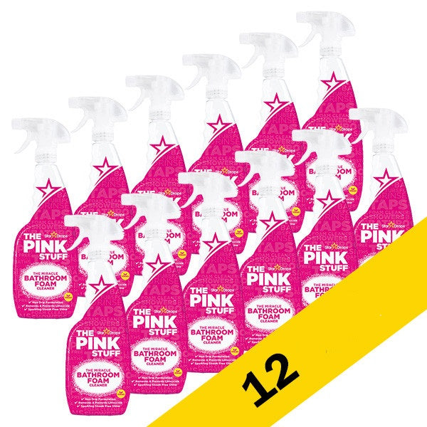 Pink Stuff Spumă pentru baie 750ml - pachet de 12