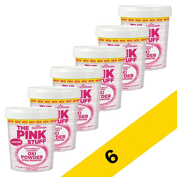 Комплект от 6 пакета Pink Stuff Oxi Прах