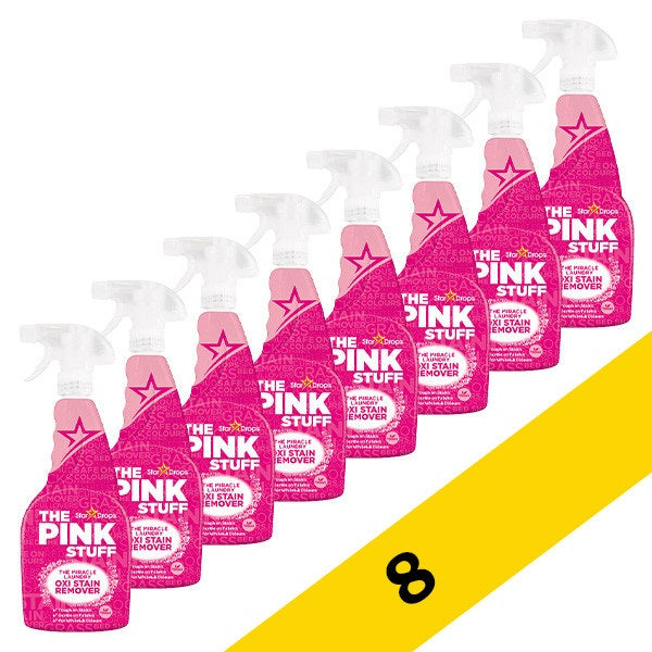 Pink Stuff Oxi dėmių valiklis purškiklis 500ml - 8 pakuotė