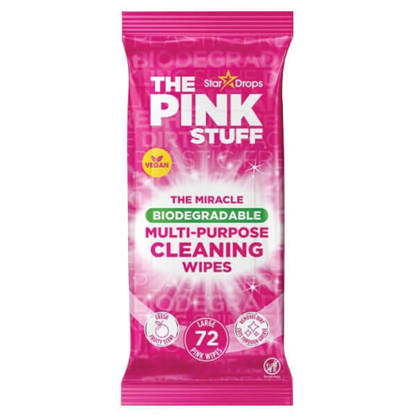 Os Pink Stuff Toalhetes de Limpeza Antibacterianos Biodegradáveis 72 unidades - Edição Limitada