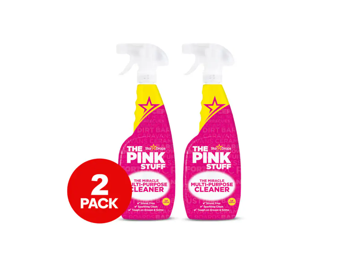 O Pink Stuff Spray Limpeza Multiusos 750ml - 2 pack