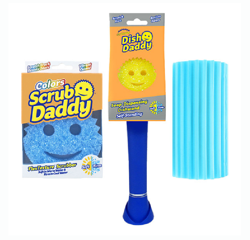 Loistava Puhdistussetti | Scrub Daddy | Sininen