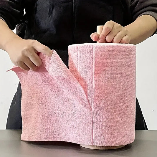 Pink Reusable Microfiber Kitchen Towels