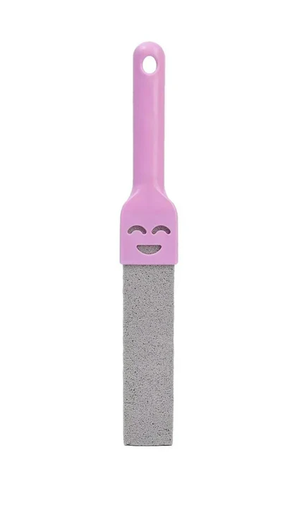 Roze Toiletscrubber Puimsteen cu Smiley