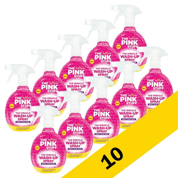 Το Pink Stuff Spray Πλυσίματος 500ml - 10 πακέτο