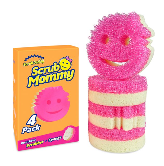 Scrub Daddy | Scrub Mommy houby růžové (4 kusy)