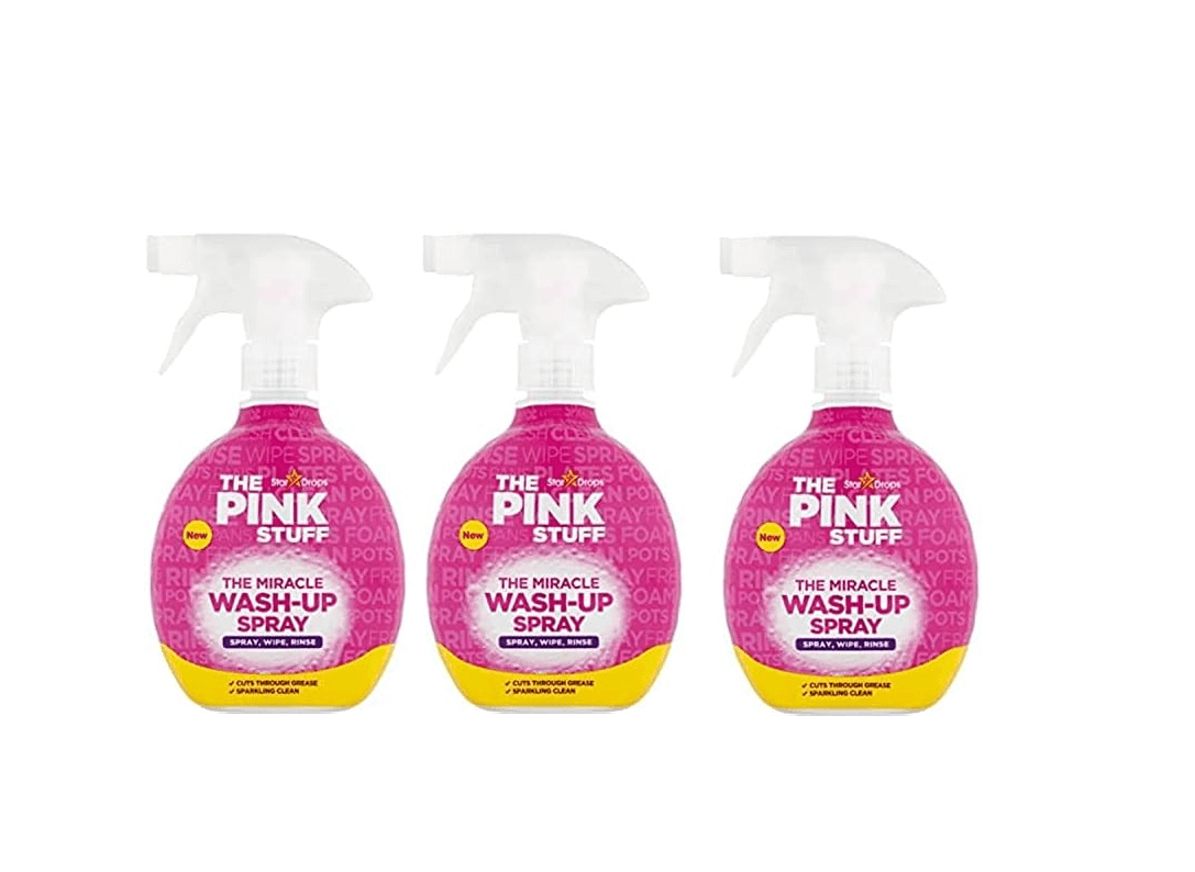 Zestaw 3 sztuk Pink Stuff Spray do mycia 500ml