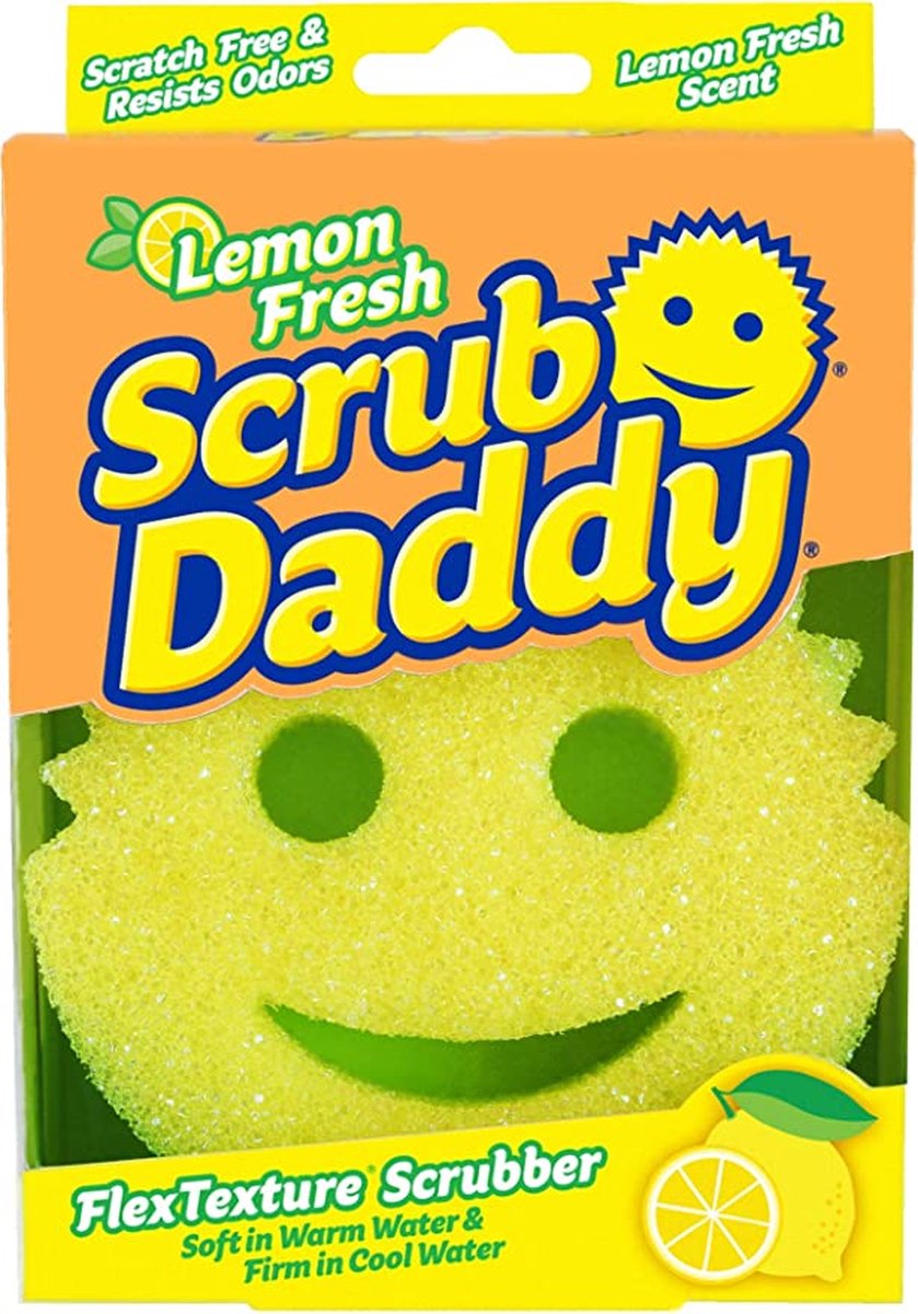 Scrub Daddy Limão Fresco - Cheiro Fresco de Limão